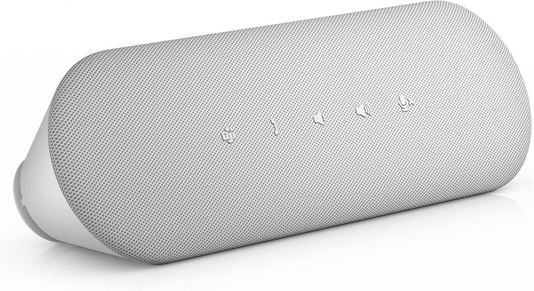 Dell SP3022 USB Computer Speaker for PC, Laptop, Monitor, Business ConferenceMini Soundbar Speakerphone, AI Noise Echo Cancellation, Full Duplex Audio, 2 x 1.8W, MSTeams Certified  Platinum Silver