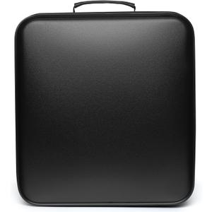 CD Case DVD Storage Case: 432 Capacity Hard Plastic DVD Case Holder Organizer Portable CD Wallet Binder Disc Holder Folder Blu Ray Album Sleeves for Car Home Travel | Audio Music (Black)