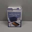 Vingud Cordless Electric Lunch Box for Adults, 1.8L Rechargeable Heated Lunch Box Food Warmer, Portable Self Heating for Mens/Office/Car, Lonchera Elctrica Porttil Battery Powered Valentine's Gift (Blue+Black)