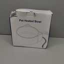 Heated Water Bowl for Outdoor Dog & Cat, Large Heated Dog Bowl Provides Drinkable Water in Winter, Outside Heated Pet Bowl with 78.7in Anti Chew Cord for Dogs Cat Bird Chicken Duck,108 OZ/30W