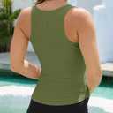 Summer Tank Top for Women 2025 Womens Tank Tops Sleeveless Top Basics Camisole Cute Yoga Gym Shirts, Medium