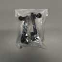 2 Pcs 17 mm/0.67" Ball Mount Extension Arm, Adjustable 2.04 Inch, 360 Degree Rotatable, Compatible with Car Phone Holder and Vent Extender, Durable Black for Secure Device Mounting