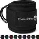 Gymreapers Ankle Straps For Cable Machine Kickbacks, Glute Workouts, Lower Body Exercises - Adjustable Leg Straps with Neoprene Padding