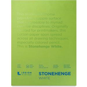 Legion Stonehenge Pad, 9 X 12 inches, White, 15 Sheets