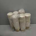Disposable Coffee Paper Cups, Plant Fiber Brown Hot Drink 160 Count 8 oz