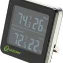 LOCKDOWN Digital Hygrometer with Convenient Design, Backlit Screen and Min/Max Reading for Temp and Humidity Monitoring in Safes, Rooms, Cases and Cabinets