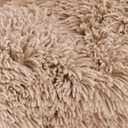 Donut Dog Bed - Premium Comfort for Anxiety Relief - Fluffy & Calming Design with Ultra-Plush Support | Cozy Round Dog Bed with Super Soft Circle Style (Size M Camel)