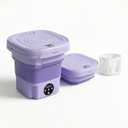 Mini Washing Machine 16L Purple Portable Washer for Apartments, Dorms, RVs  Compact Laundry Washer with Powerful Motor & Low Noise  Travel, Small Spaces & Delicates Laundry Solution