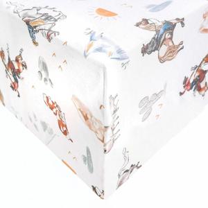 Premium Fitted Knit Crib Sheet/Toddler Sheet Boone by Copper Pearl