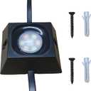 60/90/120 Packs Light Clips Mounts Bracket Compatible with Govee Outdoor Lights Pro H706 200FT, 128 Packs250 Screws Included,Black