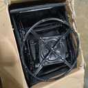 COMHOMA Recliner Chair, Swivel Rocker Recliners, Reclining Sofa with Side Pockets, Cup Holders for Living Room, Bedroom (Black)