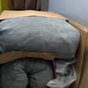 Pregnancy Pillows for Sleeping, 44.5 Inch Pregnancy Massage Pillow Full Body Pillow with Leg Pillow & Removable Cover - Support for Back, Legs, Belly, HIPS for Pregnant Women (Dark Grey)