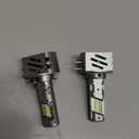 FRANXI H11B Bulbs, 60W Super Bright Fog Lights, 6000K Cool White, 1:1 Design with Cooling Fan, Plug and Play, Pack of 2