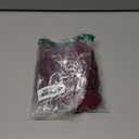 REORIA Women's Trendy Sexy Crew Neck Thumbholes Long Sleeve Sheer Mesh Going Out Bodysuit Tops S