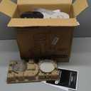 Ninja Pod & Grounds Specialty Single-Serve Coffee Maker, K-Cup Pod Compatible, Brews Grounds, Compact Design, Built-In Milk Frother, 56-oz. Reservoir, 6-oz. Cup to 24-oz. Mug Sizes, Stone, PB051ST