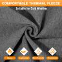 Winter Neck Warmer for Men Women: Neck Gaiter Face Ski Mask Windproof Face Cover Fleece Balaclava Scarf Cold Weather (One Size, Purple, Pink, Red, Blue)