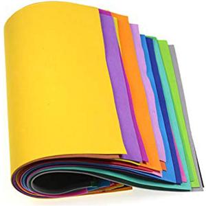 10 Best Color Set 1mm 2mm 3mm Fly Tying Foam Sheet Chartreuse Green Orange Floating Dry Fly Grass Hopper Popper Fly Tying Materials
