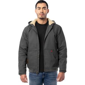 Wrangler Men's Duck Sherpa Lined Full Zip Jacket, 3XL