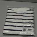 EVALESS Sweaters for Women Long Sleeve V Neck Striped Knit Drop Shoulder Fall Jumper 2025 Henley Pullover (Large)