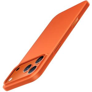 TORRAS Slim Fit for iPhone 17 Pro Max Case, Ultra Thin 17 Pro Max Case, Lightweight Matte Anti-Scratch Hard PC Cover Phone Case for iPhone 17 Pro Max 6.9 inch, Cosmic Orange