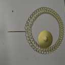 MorningRo Metal Christmas Card Holder Wreath Xmas Card Display Spiral Photo Holder Decorative Tabletop Photo Rack Spiral Wreath for Holiday Party Picture Table Gift(Gold,Round)