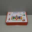 Gemmicc 100 PCS Magnetic Tiles with 2 Cars, STEM Approved Educational Magnet BuildingToys, Magnet Puzzles Stacking Blocks for Boys Girls