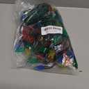 DBFAIRY 2Pack C6 String Lights Battery Operated, Multicolor 16.4ft 50 LED Wreath Lights with Timer 8 Light Modes IP65 Outdoor Christmas Lights for Xmas Tree Wedding Party Decor