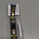 iiteeology Lightweight Stainless Steel Band Designed for Apple Watch Ultra 3 & Ultra 2, Series 1-11, 46mm, 45mm, 44mm, 42mm, Replacement iWatch Bands for Men & Women, Black/Gold