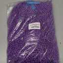 120PCS Mardi Gras Beads, Purple Bead Necklace Party Favors, 33" Holiday Halloween Necklaces Party Parade Throw Accessories, Mardi Gras Halloween Wedding Birthday Celebrations Decorations Bulk