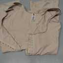 SHAPERX Women's Fajas Colombianas Tummy Control Shapewear Postpartum Full Body Shaper Butt Lifter Bodysuit (Beige, XXL)