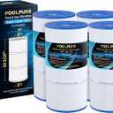 POOLPURE Replacement for Pool Filter Hayward CX480XRE, Pleatco PA56SV-PAK4, Ultral-A4, Unicel C-7458, Filbur FC-1223, FC-6420, Hayward SwimClear C2020, C2025, 4X56 sq. ft. Filter Cartridge, L:14 3/16"