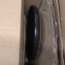 Gibson Home Zuma Stoneware Plates, Bowls, & Mugs Dinnerware Set - Matte Black, Service for Four (16pcs)