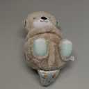 Fisher-Price Baby Toy Soothe 'n Snuggle Otter Portable Plush Sound Machine with Music Lights & Breathing Motion for Newborns 0+ Months (1 Count (Pack of 1))