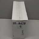 5 Pcs Sage Green Christmas Tree Figurines 11''/ 8.6''/ 7''/4.7'' Glittered Christmas Trees Resin Stone Xmas Holiday Figurines Xmas Desk Decor Centerpieces for Tabletop Decorations