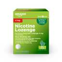 Amazon Basic Care Nicotine Polacrilex Lozenges, 4 mg, Mint Flavor, Stop Smoking Aid, Reduces Cravings, Smoking Cessation, 144 Count 6 containors, Exp: 02/2027