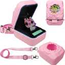 JCHPINE Silicone Cover Case for Bitzee Magicals Interactive Digital Pet and Case, Protective Skin Sleeve for Bitzee Magicals Virtual Electronic Pets Accessories (Pink)