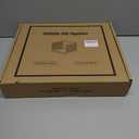 File Organizer Box with Lid,Hanging Filing Folder Organizer for Document Storage with Plastic Slide, Letter-size File Holder Filing Box for Office/Home/Decor/1Pack