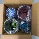 US Acrylic Optix Plastic Reusable Drinking Glasses (Set of 16) 14oz Rocks & 20oz Water Cups in Jewel Tone Colors | BPA-Free Tumblers, Made in USA | Top-Rack Dishwasher Safe