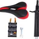 Electric Scooter Seat for M365 Adjustable Height and Angle Seat Saddle Installation Set
