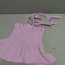 Toddler Girl Summer Clothes Solid Color Sweet Camisole Ruffle 2-Piece Infant Cotton Linen Pants Set 9-12M