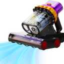 E.LUO Bed Vacuum Cleaner with Dust Sensor: 400W 10Kpa Mattress Vacuum Cleaner with UV & Ultrasonic and High Heating, Handheld Bed Vacuums for Mattress