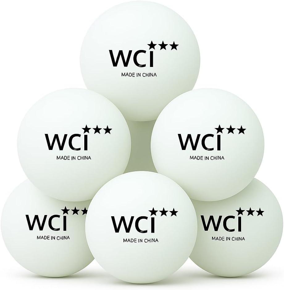 PARTY BALL Sports Ping Pong Balls  Official Size 40mm 3-Star Professional Table Tennis Balls, Durable High Performance for Training & Competition, White (24 Pack)