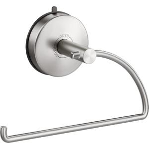 DGYB Suction Cup Hand Towel Ring Brushed Nickel Hand Towel Holder for Bathroom Wall SUS 304 Stainless Steel Kitchen Towel Hanger (Style #02)