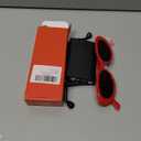 miyya Old Money Polarized Oval Sunglasses  2025 Edition, UV400 Protection, Feather-Light Fit & Trendy Colors (Mandy Dark/Dark Violet)