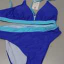 SUUKSESS Women High Waisted Bikini Set Sexy Triangle Two Piece Swimsuits Size Small
