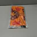 2 x OHOME Thanksgiving Decorations - GIVE THANKS Porch Banner | Fall Decor for Indoor Outdoor Outside - Friendsgiving Party Decorations Autumn Pumpkin Welcome Door Sign for Home Yard Wall (orange)