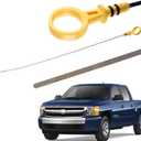 Upgraded Engine Oil Dipstick Replacement, Fits Chevy Silverado Tahoe GMC Sierra Yukon 2001-2008 4.8L 5.3L 6.0L V8, Replaces OE 917-377 12610053