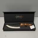 Matsato Chef Knife - Perfect Kitchen Knive for Cooking, Chopping. Japanese Steel Knife for Home, BBQ. For Balance & Control, 6.3 Inch