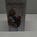 Momcozy Baby Carrier - Ergonomic, Cozy and Lightweight Carrier for 7-45lbs, Effortless to Put On, Ideal for Hands-Free Parenting, Enhanced Lumbar Support, Purehug for Infant to Toddler, Black