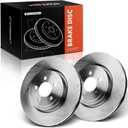 A-Premium 13.58 inch (345mm) Front Vented Disc Brake Rotors Compatible with Dodge and Chrysler Models - 300 2005-2023, Challenger 2009-2023, Charger 2006-2023, Magnum 2005-2008, 2-PC